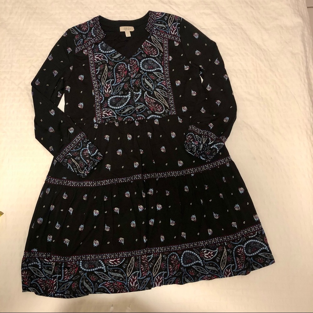 Beautiful Style & Co black dress